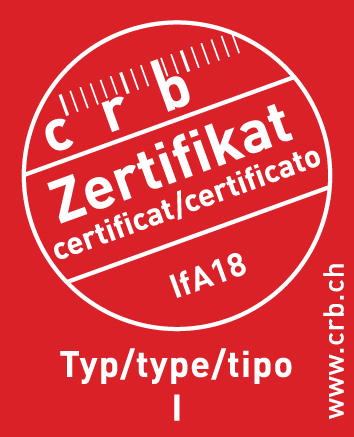 IfA 18-Zertifikat vom Typ I